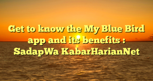 Get to know the My Blue Bird app and its benefits : SadapWa KabarHarianNet